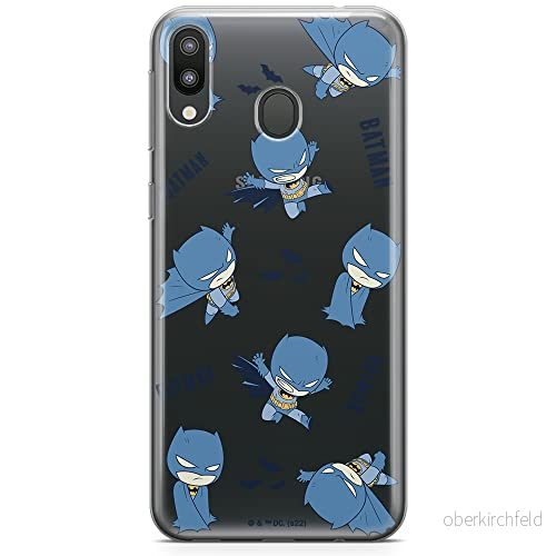 ERT GROUP mobiltelefonfodral för Samsung M20 originalt och officiellt licensierat DC mönster Batman 076 optimalt anpassad till formen på mobiltelefonen, gedeeltelijk transparant 5905131506580