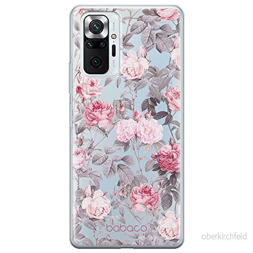 ERT GROUP mobiltelefonfodral för Xiaomi REDMI NOTE 10 PRO originalt och officiellt licensierat Babaco mönster Flowers 054 optimalt anpassad till formen på mobiltelefonen, gedeeltelijk transparant 5905131354792