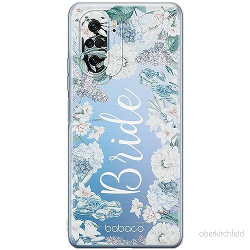 ERT GROUP mobiltelefonfodral för Xiaomi MI 11i/ REDMI K40/K40 PRO/POCO F3/ F3 PRO originalt och officiellt licensierat Babaco mönster Bride 004, gedeeltelijk transparant 5905511885472