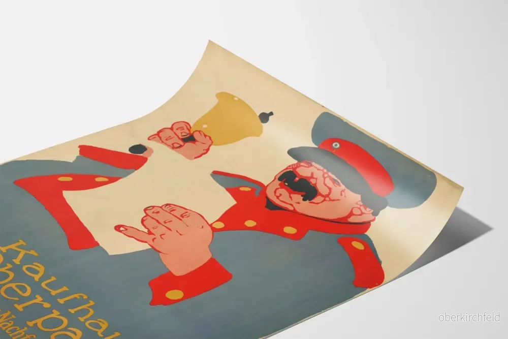 Vintageposter Kaufhaus Oberpaur Herrkonfektion - Bild 3