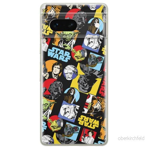 ERT GROUP mobiltelefonfodral för Google PIXEL 7 originalt och officiellt licensierat Star Wars mönster 018 optimalt anpassad till formen på mobiltelefonen, fodral tillverkad av TPU plast 5905795144760