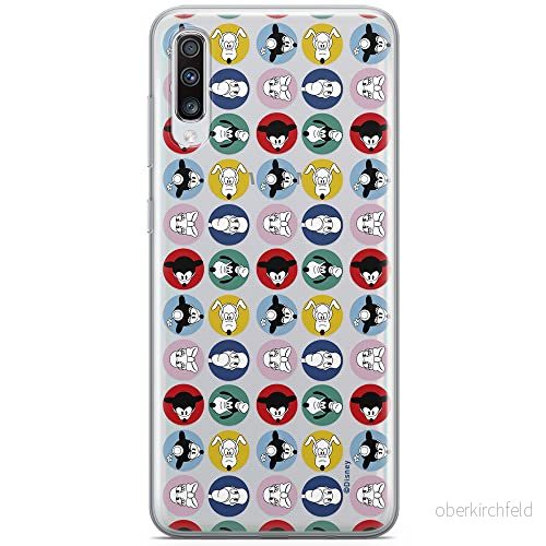ERT GROUP mobiltelefonfodral för Samsung A70 originalt och officiellt licensierat Disney mönster Mickey & Friends 002 optimalt anpassad till formen på mobiltelefonen, gedeeltelijk transparant 5902980410471