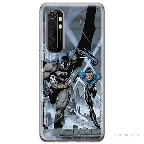 ERT GROUP mobiltelefonfodral för Xiaomi MI NOTE 10 Lite originalt och officiellt licensierat DC mönster Batman 007 optimalt anpassad till formen på mobiltelefonen, fodral tillverkad av TPU plast 5904805592478
