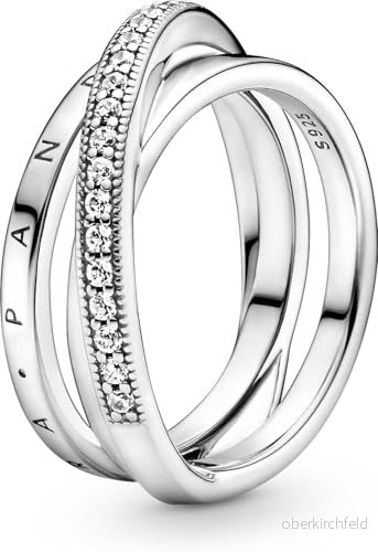 Pandora Timeless guldklämma med glittrande rad och klar kubisk zirkonia 5700302937657