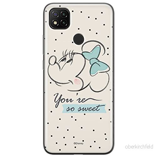 ERT GROUP mobiltelefonfodral för Xiaomi REDMI 9C originalt och officiellt licensierat Disney mönster Minnie 042 optimalt anpassad till formen på mobiltelefonen, fodral tillverkad av TPU plast 5903040302118