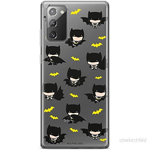 ERT GROUP mobiltelefonfodral för Samsung GALAXY NOTE 20 originalt och officiellt licensierat DC mönster Batman 077 optimalt anpassad till formen på mobiltelefonen, gedeeltelijk transparant 5905131504395