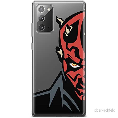 ERT GROUP mobiltelefonfodral för Samsung GALAXY NOTE 20 originalt och officiellt licensierat Star Wars mönster Darth Maul 003 optimalt anpassad till formen på mobiltelefonen, gedeeltelijk transparant 5903040456132