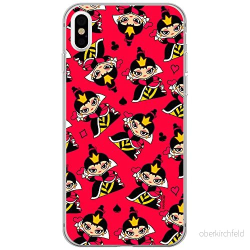 ERT GROUP mobiltelefonfodral för Iphone X/XS originalt och officiellt licensierat Disney mönster Queen of Hearts 002 optimalt anpassad till formen på mobiltelefonen, fodral tillverkad av TPU plast 5905131428370
