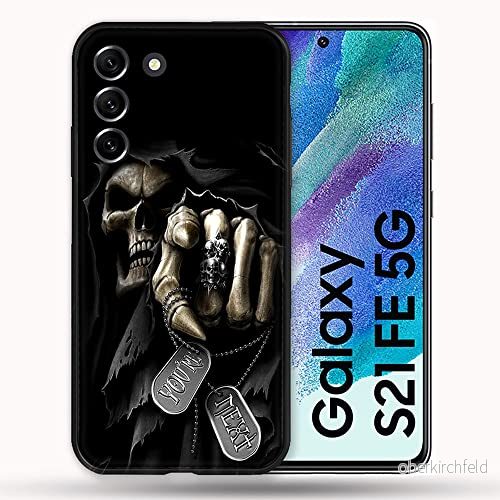 Fodral för Samsung Galaxy S21 FE / S21FE dödskalle ditt nästa 3614848200569