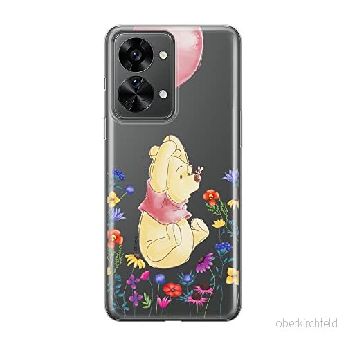 ERT GROUP mobiltelefonfodral för Oneplus NORD 2T 5G originalt och officiellt licensierat Disney mönster Winnie the Pooh and Friends 028 anpassad till formen på mobiltelefonen, gedeeltelijk transparant 5905511264468