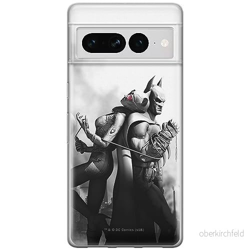 ERT GROUP mobiltelefonfodral för Google PIXEL 7 PRO originalt och officiellt licensierat DC mönster Batman 011 optimalt anpassad till formen på mobiltelefonen, fodral tillverkad av TPU plast 5905795180218