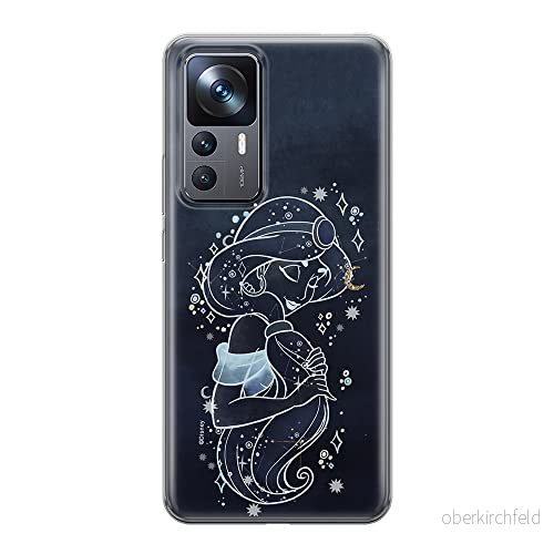 ERT GROUP mobiltelefonfodral för Xiaomi 12T/12T pro/K50 Ultra originalt och officiellt licensierat Disney mönster Jasmine 008 anpassad till formen på mobiltelefonen, fodral tillverkad av TPU plast 5905511571542