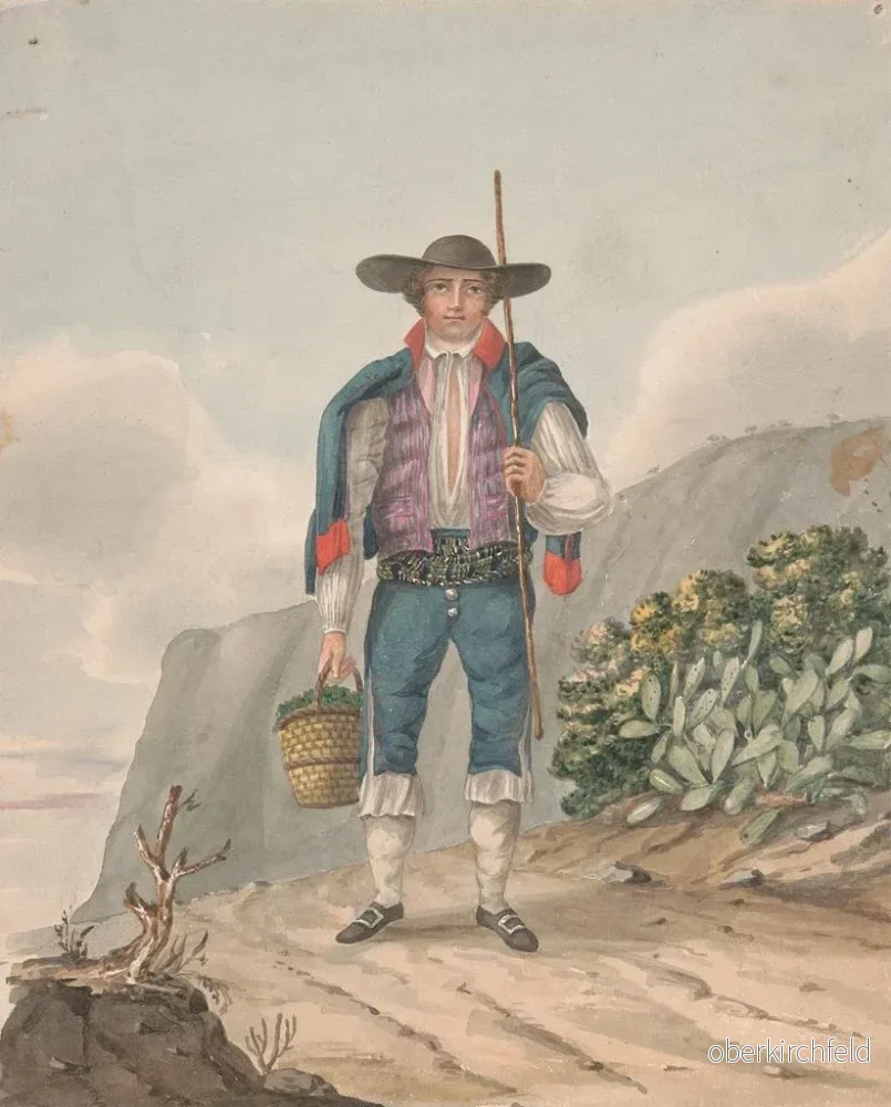 Målning av mannen från El Miradero - Alfred Diston - Bild 2