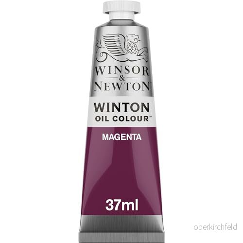 Winsor & Newton 1414380 Winton, fin högkvalitativ oljefärg 37 ml tub, med jämn konsistens, ljusbeständig, hög täckförmåga, rik på färgpigment magenta 94376711530