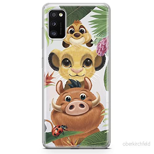 ERT GROUP mobiltelefonfodral för Samsung A41 originalt och officiellt licensierat Disney mönster Simba & Friends 003 optimalt anpassad till formen på mobiltelefonen, gedeeltelijk transparant 5903537511269