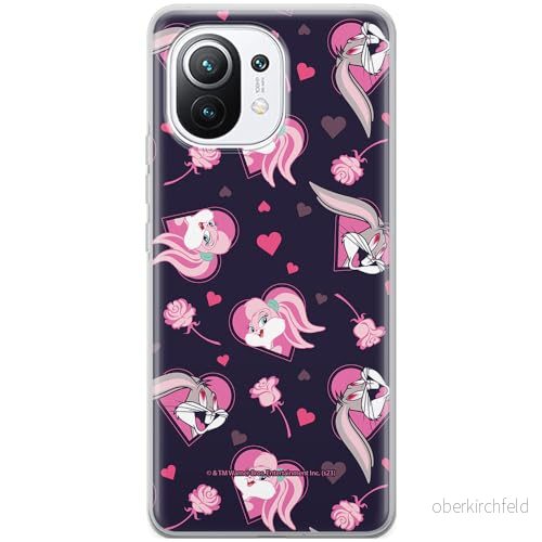 ERT GROUP mobiltelefonfodral för Xiaomi 11 originalt och officiellt licensierat Looney Tunes mönster Lola & Bugs 003 optimalt anpassad till formen på mobiltelefonen, fodral tillverkad av TPU plast 5905795134396