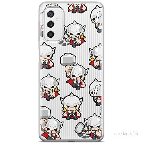 ERT GROUP mobiltelefonfodral för Samsung M52 5G originalt och officiellt licensierat Marvel mönster Thor 007 optimalt anpassad till formen på mobiltelefonen, gedeeltelijk transparant 5904805494130