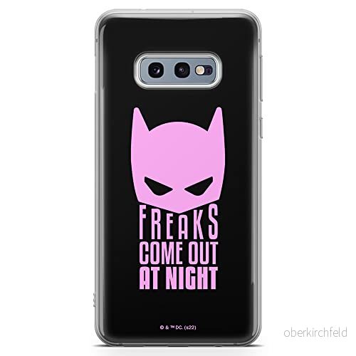 ERT GROUP mobiltelefonfodral för Samsung S10e originalt och officiellt licensierat DC mönster Batman 052 optimalt anpassad till formen på mobiltelefonen, fodral tillverkad av TPU plast 5905131545473