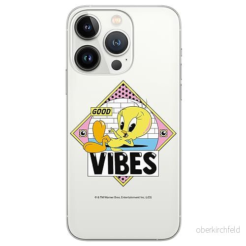 ERT GROUP mobiltelefonfodral för Iphone 13 PRO MAX originalt och officiellt licensierat Looney Tunes mönster Tweety 013 optimalt anpassad till formen på mobiltelefonen, gedeeltelijk transparant 5905795095253