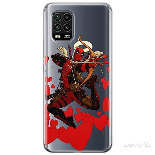 ERT GROUP mobiltelefonfodral för Xiaomi MI 10 LITE originalt och officiellt licensierat Marvel mönster Deadpool 011 optimalt anpassad till formen på mobiltelefonen, gedeeltelijk transparant 5903537164007