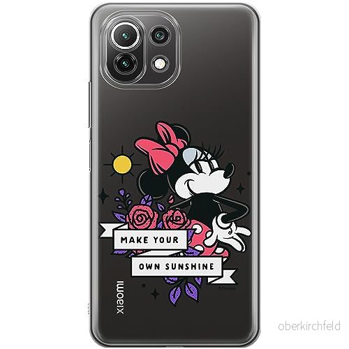 ERT GROUP mobiltelefonfodral för Xiaomi 11 LITE 4G / 5G originalt och officiellt licensierat Disney mönster Minnie 073 optimalt anpassad till formen på mobiltelefonen, gedeeltelijk transparant 5905795024765