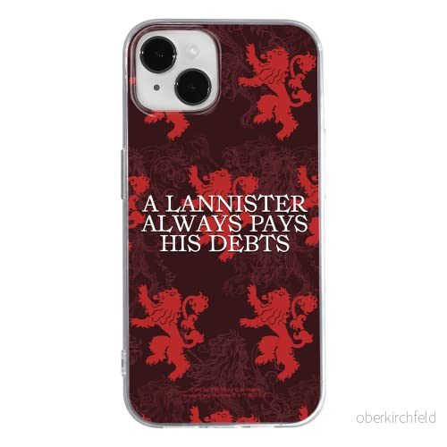 ERT GROUP mobiltelefonfodral för Apple Iphone 14 PLUS originalt och officiellt licensierat Game of Thrones mönster 018, fodral tillverkad av TPU plast 5905131898869