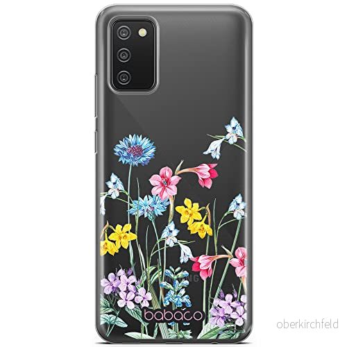ERT GROUP mobiltelefonfodral för Samsung A02S originalt och officiellt licensierat Babaco mönster Flowers 040 optimalt anpassad till formen på mobiltelefonen, gedeeltelijk transparant 5905131311115