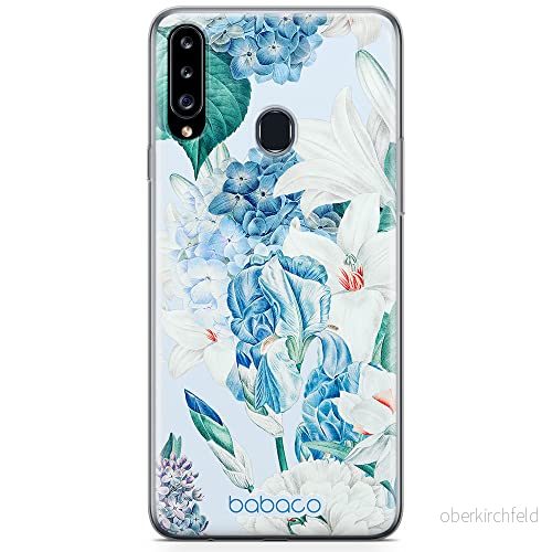 ERT GROUP mobiltelefonfodral för Samsung A20S originalt och officiellt licensierat Babaco mönster Flowers 026 optimalt anpassad till formen på mobiltelefonen, fodral tillverkad av TPU plast 5905131259943