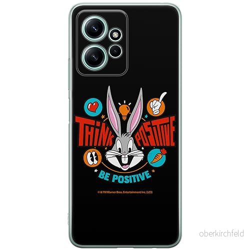 ERT GROUP mobiltelefonfodral för Xiaomi REDMI NOTE 12 4G originalt och officiellt licensierat Looney Tunes mönster Bugs 020 anpassad till formen på mobiltelefonen, fodral tillverkad av TPU plast 5905795085117