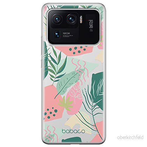 ERT GROUP mobiltelefonfodral för Xiaomi MI 11 ULTRA originalt och officiellt licensierat Babaco mönster Plants 010 optimalt anpassad till formen på mobiltelefonen, gedeeltelijk transparant 5903932716436