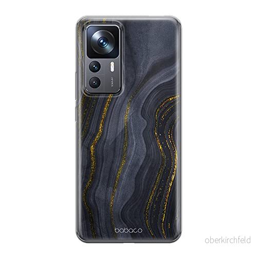 ERT GROUP mobiltelefonfodral för Xiaomi 12T/12T pro/K50 Ultra originalt och officiellt licensierat Babaco mönster Marble 008 anpassad till formen på mobiltelefonen, fodral tillverkad av TPU plast 5905511585242