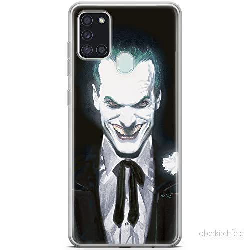ERT GROUP mobiltelefonfodral för Samsung A21s originalt och officiellt licensierat DC mönster Joker 001 optimalt anpassad till formen på mobiltelefonen, fodral tillverkad av TPU plast 5903040264362
