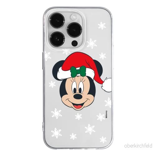 ERT GROUP mobiltelefonfodral för Apple Iphone 14 PRO MAX originalt och officiellt licensierat Disney mönster Minnie 061 optimalt anpassad till formen på mobiltelefonen, gedeeltelijk transparant 5905131929013