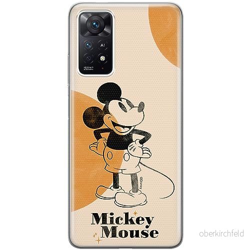 ERT GROUP mobiltelefonfodral för Xiaomi REDMI NOTE 11 PRO 5G/ 4G originalt och officiellt licensierat Disney mönster Mickey 054, fodral tillverkad av TPU plast 5905795035501