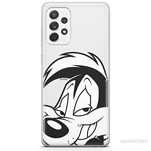 ERT GROUP mobiltelefonfodral för Samsung A73 5G originalt och officiellt licensierat Looney Tunes mönster Pepe Le Pew 001 optimalt anpassad till formen på mobiltelefonen, gedeeltelijk transparant 5904805515255