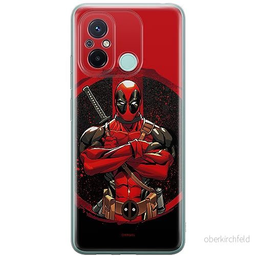 ERT GROUP mobiltelefonfodral för Xiaomi REDMI 12C/ 11A originalt och officiellt licensierat Marvel mönster Deadpool 006 anpassad till formen på mobiltelefonen, fodral tillverkad av TPU plast 5905511852894