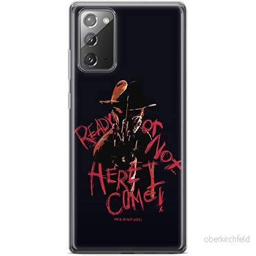 ERT GROUP mobiltelefonfodral för Samsung GALAXY NOTE 20 originalt och officiellt licensierat Horror mönster Nightmare of Elm Street 007, fodral tillverkad av TPU plast 5905511085742