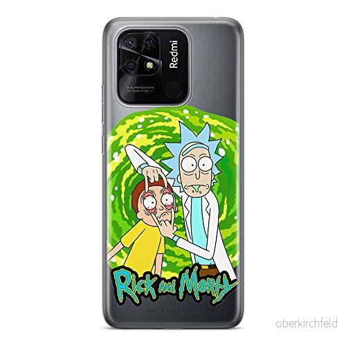 ERT GROUP mobiltelefonfodral för Xiaomi REDMI 10C originalt och officiellt licensierat Rick and Morty mönster & 007 optimalt anpassad till formen på mobiltelefonen, gedeeltelijk transparant 5905511552619