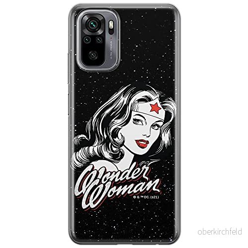 ERT GROUP mobiltelefonfodral för Xiaomi REDMI NOTE 10/ 10S originalt och officiellt licensierat DC mönster Wonder Woman 023 anpassad till formen på mobiltelefonen, fodral tillverkad av TPU plast 5903932929669