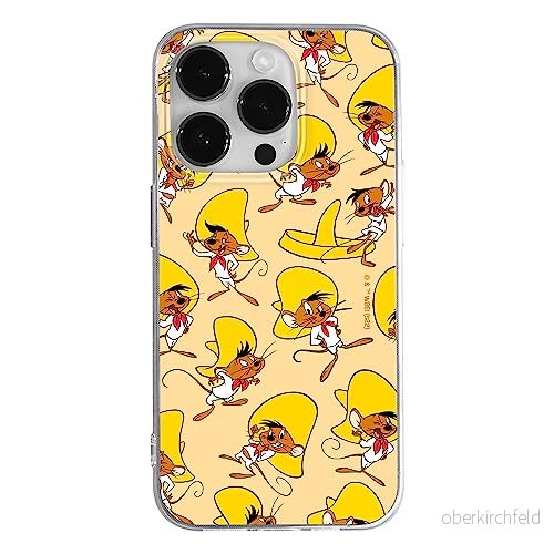 ERT GROUP mobiltelefonfodral för Iphone 14 PRO originalt och officiellt licensierat Looney Tunes mönster Speedy Gonzales 001 anpassad till formen på mobiltelefonen, fodral tillverkad av TPU plast 5905511645151