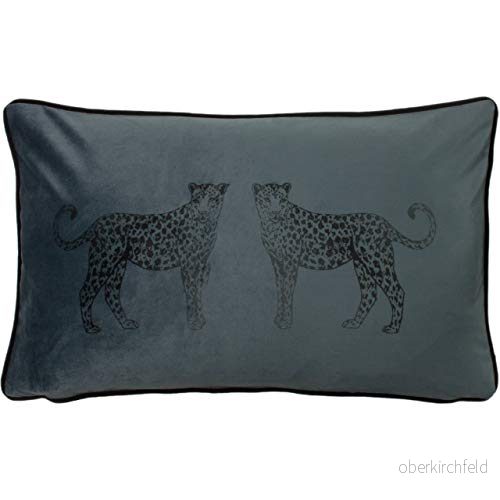 Evans Lichfield Savannah Leopards fjäderfylld kudde, bensin, 30 x 50 cm 5025532539649