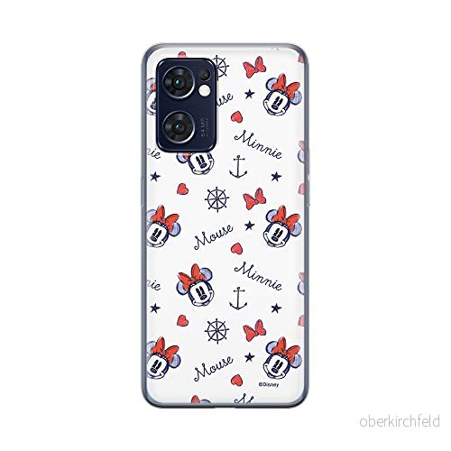 ERT GROUP mobiltelefonfodral för Oppo RENO 7 5G originalt och officiellt licensierat Disney mönster Minnie 007 optimalt anpassad till formen på mobiltelefonen, fodral tillverkad av TPU plast 5905511306830