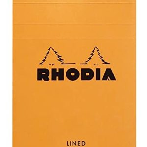 Bloc n12 Rhodia orange 8,5×12 80 F ligné 12600C 3037920126005 Bloc n12 Rhodia orange 8,5×12 80 F ligné 12600C 3037920126005
