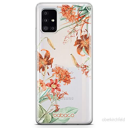ERT GROUP mobiltelefonfodral för Samsung A51 originalt och officiellt licensierat Babaco mönster Flowers 057 optimalt anpassad till formen på mobiltelefonen, gedeeltelijk transparant 5905131363039