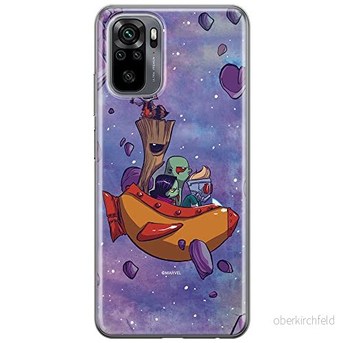 ERT GROUP mobiltelefonfodral för Xiaomi REDMI NOTE 10/ 10S originalt och officiellt licensierat Marvel mönster Guardians of the Galaxy 010, fodral tillverkad av TPU plast 5903537192789