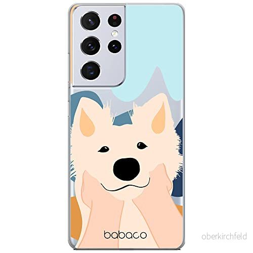 ERT GROUP mobiltelefonfodral för Samsung S21 ULTRA originalt och officiellt licensierat Babaco mönster Dogs 009 optimalt anpassad till formen på mobiltelefonen, gedeeltelijk transparant 5905131042019