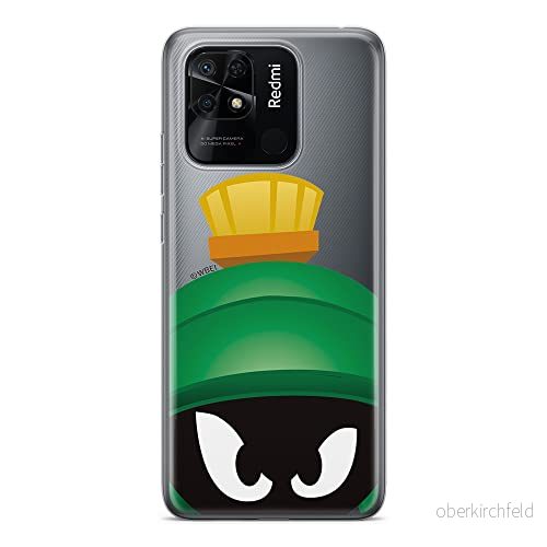 ERT GROUP mobiltelefonfodral för Xiaomi REDMI 10C originalt och officiellt licensierat Looney Tunes mönster Marwin 001 optimalt anpassad till formen på mobiltelefonen, gedeeltelijk transparant 5905511535452