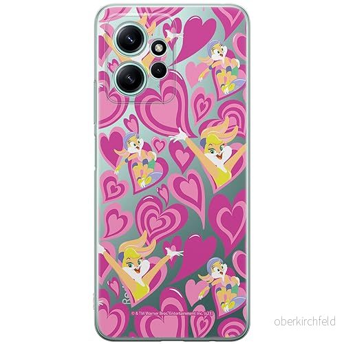 ERT GROUP mobiltelefonfodral för Xiaomi REDMI NOTE 12 4G originalt och officiellt licensierat Looney Tunes mönster Lola 010 optimalt anpassad till formen på mobiltelefonen, gedeeltelijk transparant 5905795074395