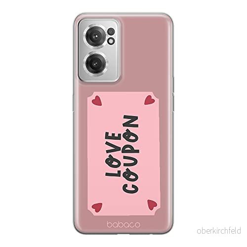 ERT GROUP mobiltelefonfodral för Oneplus NORD CE 2 originalt och officiellt licensierat Babaco mönster Love Coupon 001 optimalt anpassad till formen på mobiltelefonen, fodral tillverkad av TPU plast 5905511290108