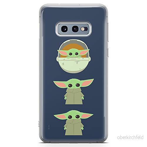 ERT GROUP mobiltelefonfodral för Samsung S10e originalt och officiellt licensierat Star Wars mönster Baby Yoda 007 optimalt anpassad till formen på mobiltelefonen, fodral tillverkad av TPU plast 5904805506574